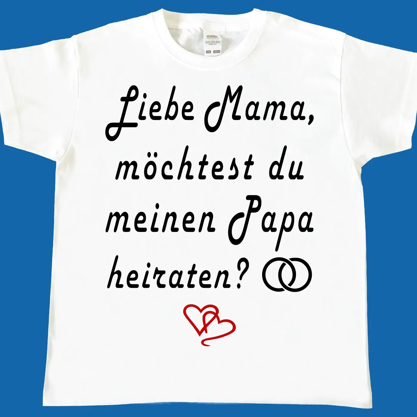 Kinder T-Shirt Heiratsantrag