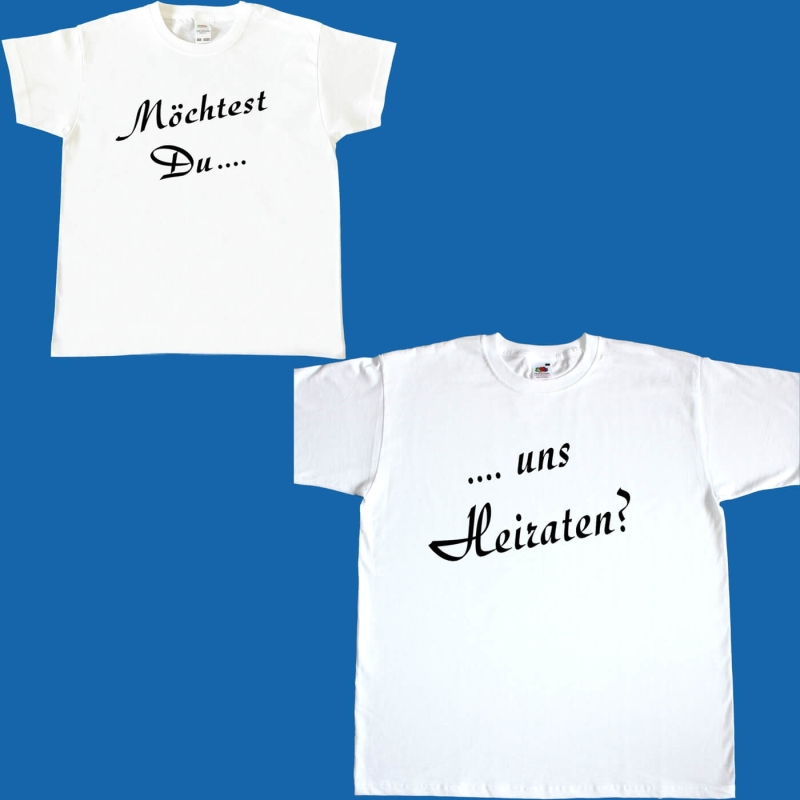 T-Shirt Heiratsantrag