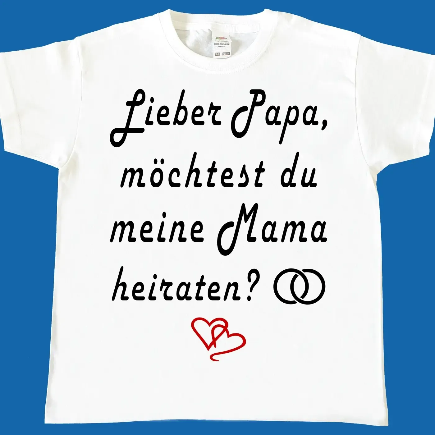 Kinder T-Shirt Hochzeitsantrag