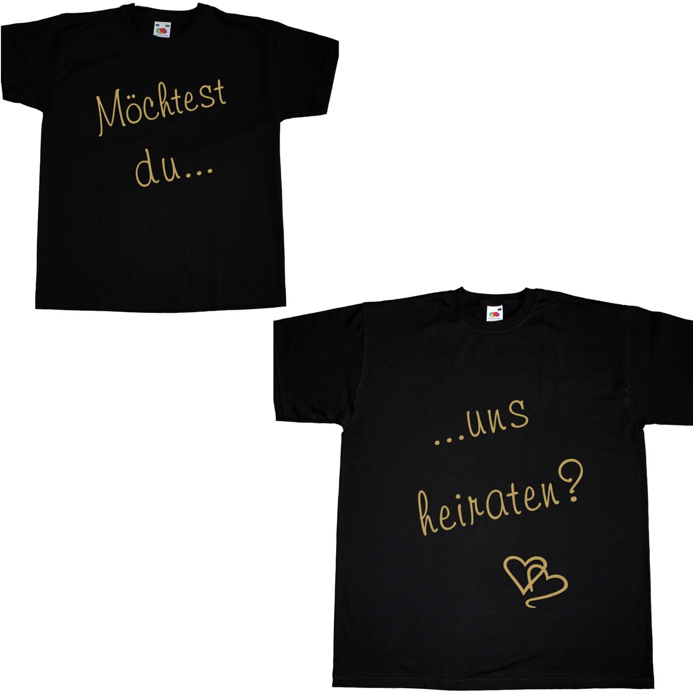 T-Shirts Set Trauung