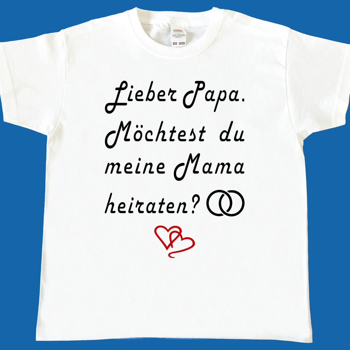 Kinder T-Shirt Papa heiraten