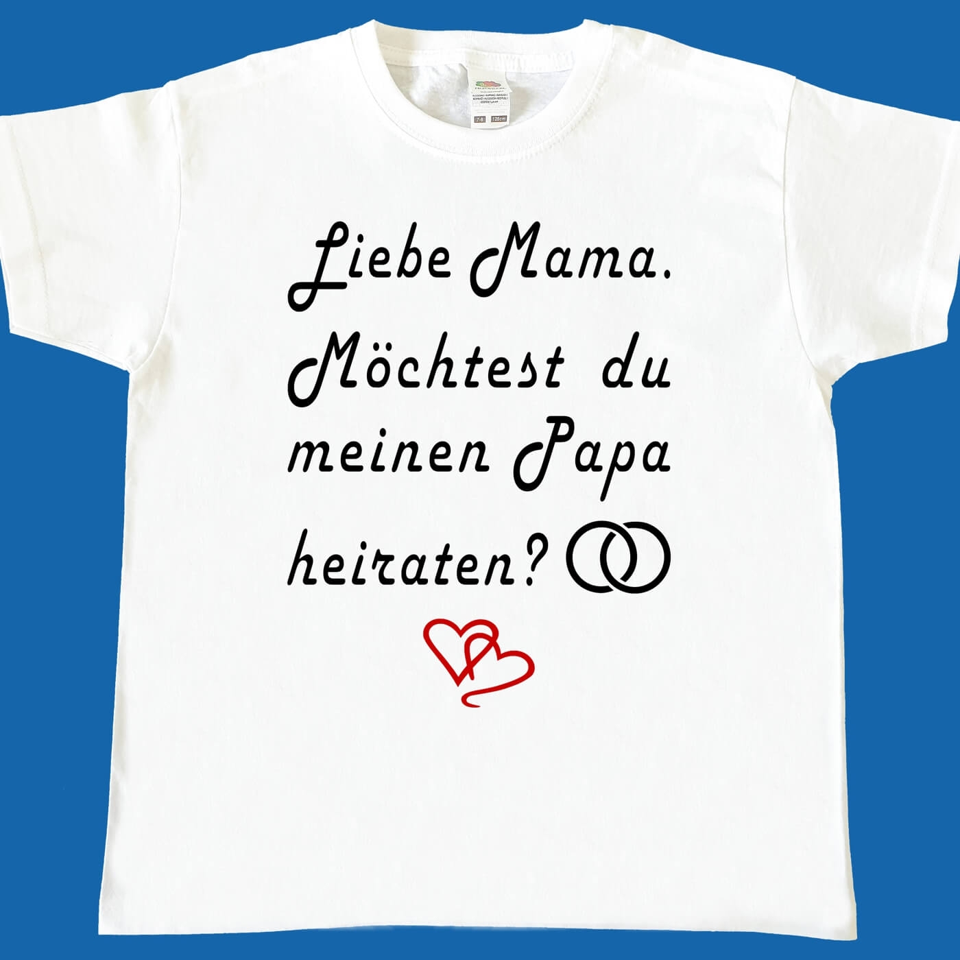 Kinder TShirt Hochzeitsantrag