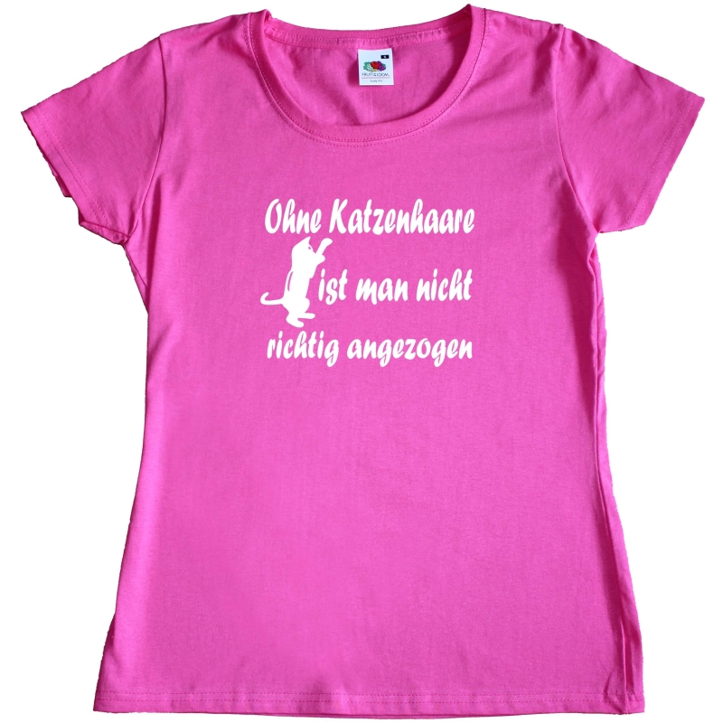 Fun Damen T-Shirt - Ohne Katzenhaare