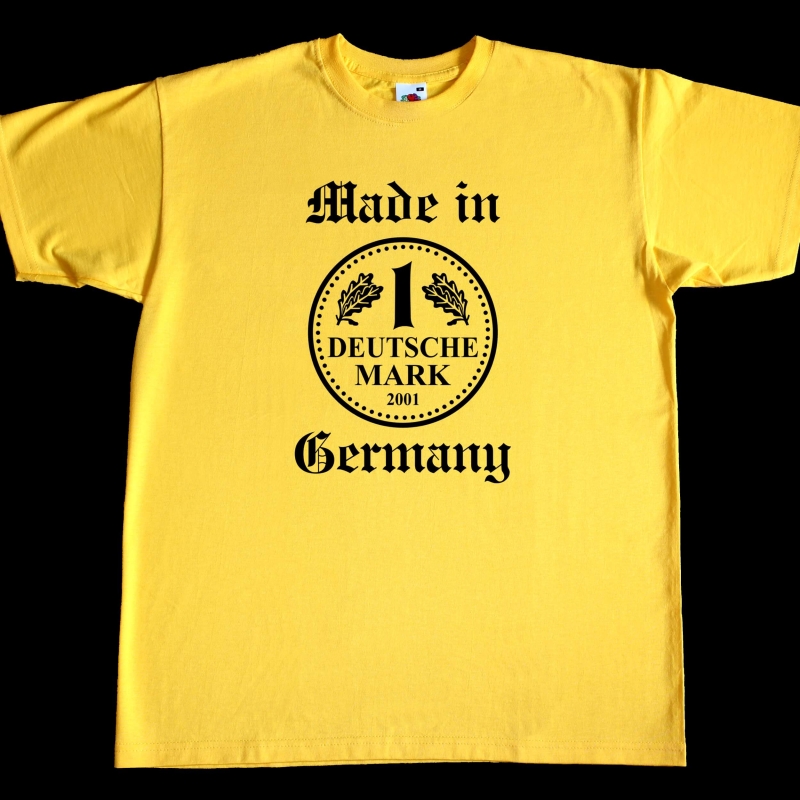Fun Herren T-Shirt - Made in Germany D-Mark
