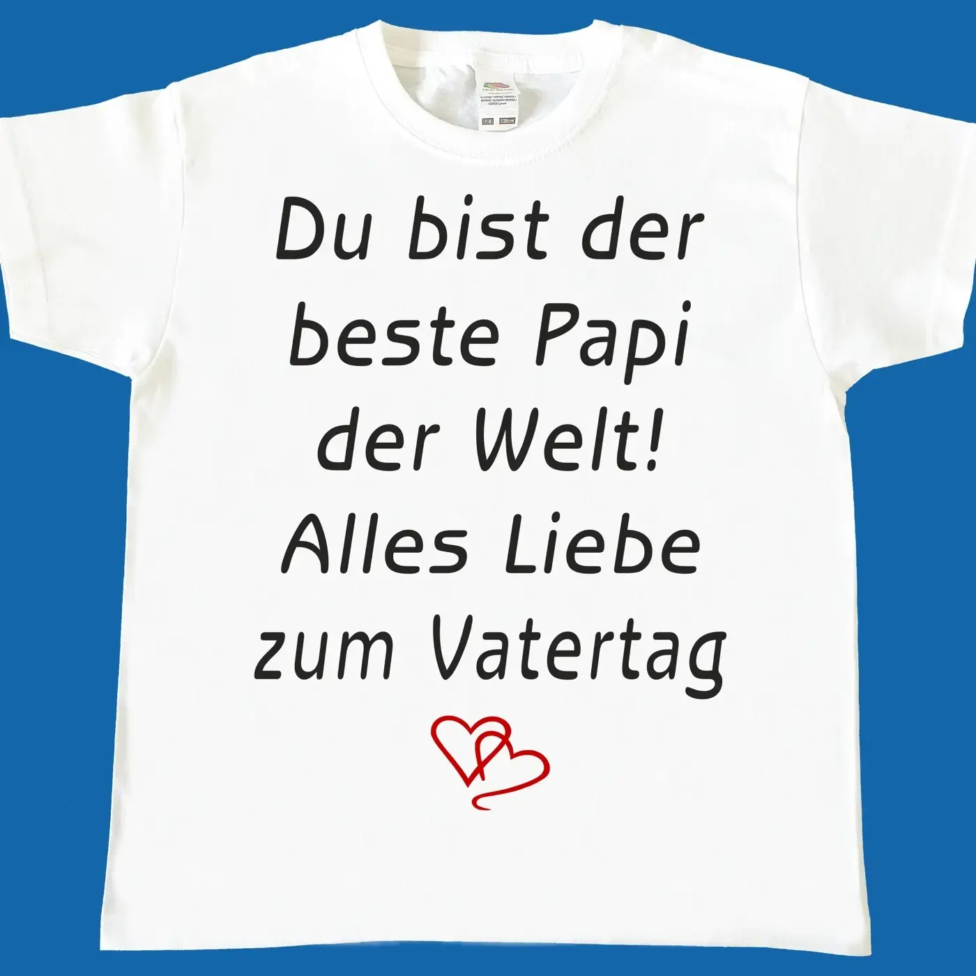 Kinder T-Shirt mit Aufdruck Vatertag