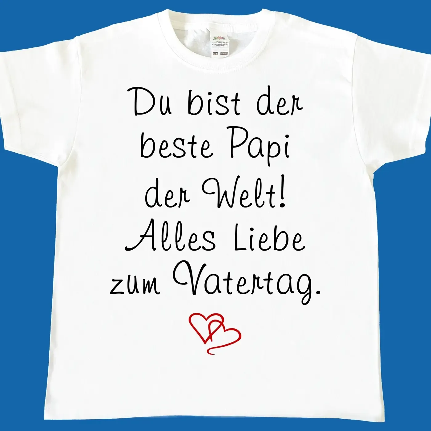 Kinder T-Shirt mit Aufdruck Vatertag
