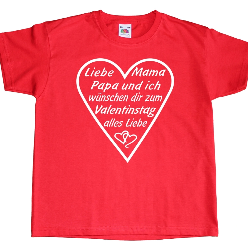 Valentinstag Kinder TShirt