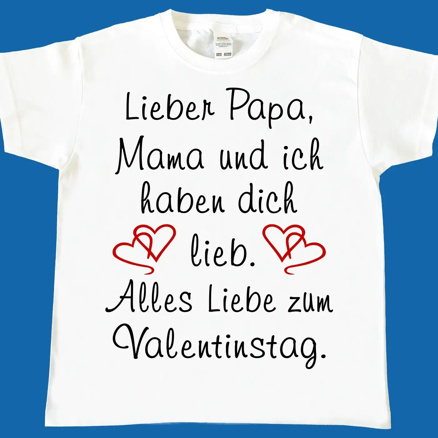 Kinder T-Shirt zum Valentinstag