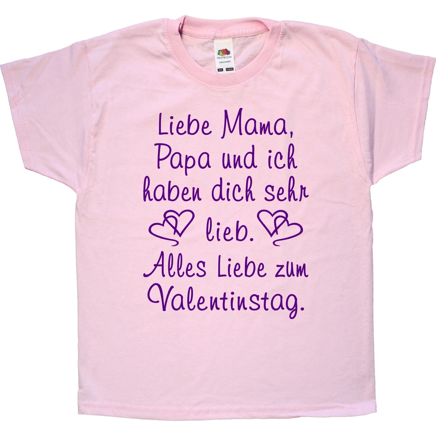 Kinder TShirt Valentinstag