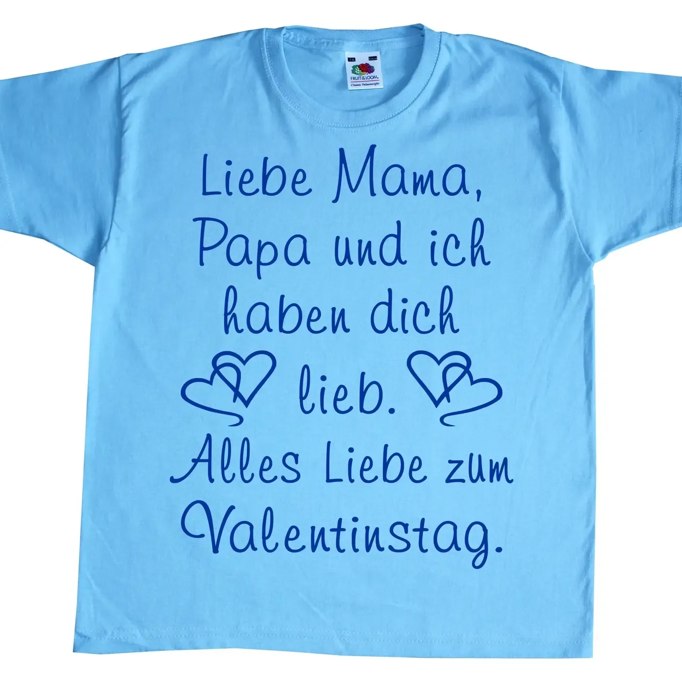 Kinder T-Shirt zum Valentinstag