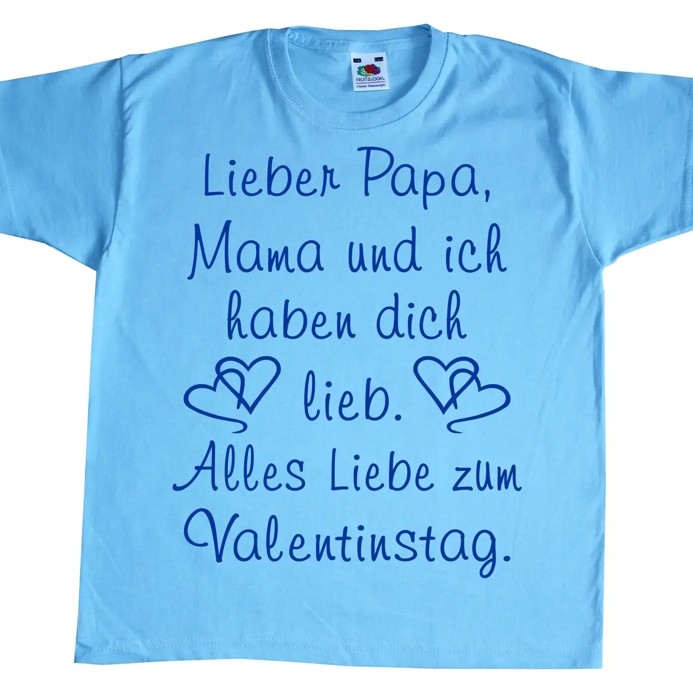 Kinder T-Shirt zum Valentinstag