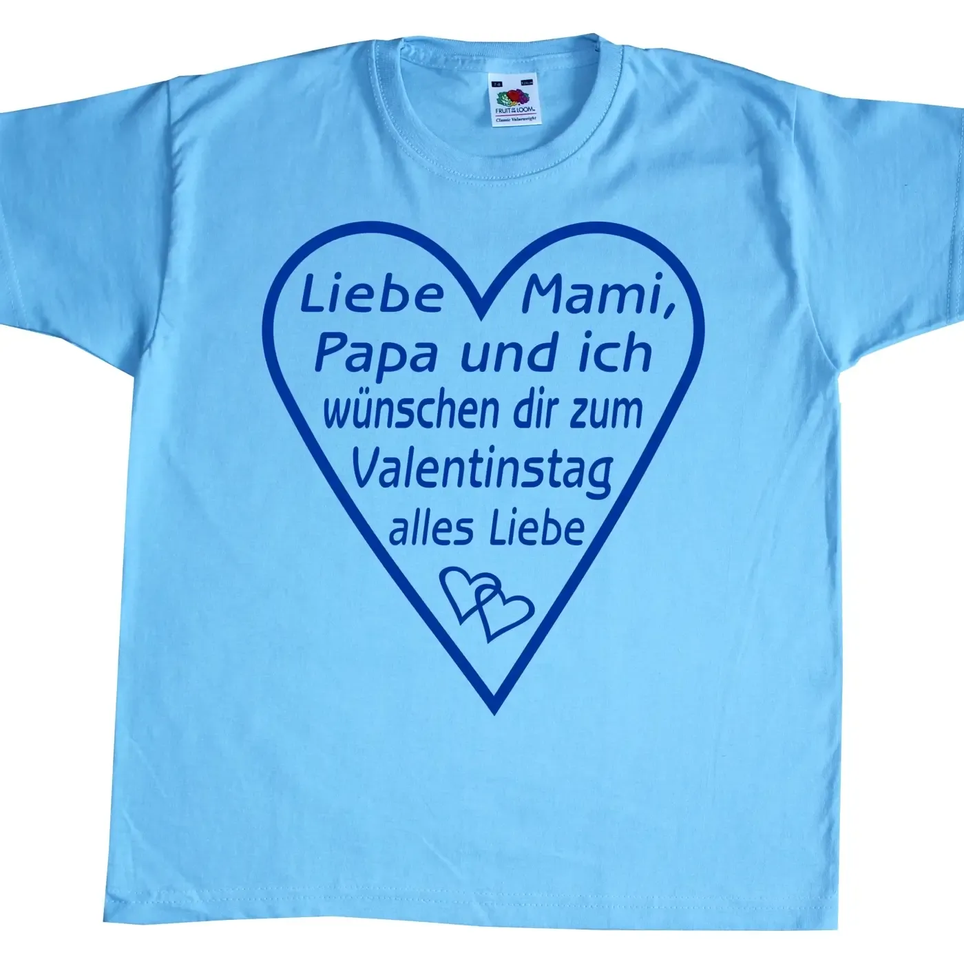 Kinder T-Shirt zum Valentinstag