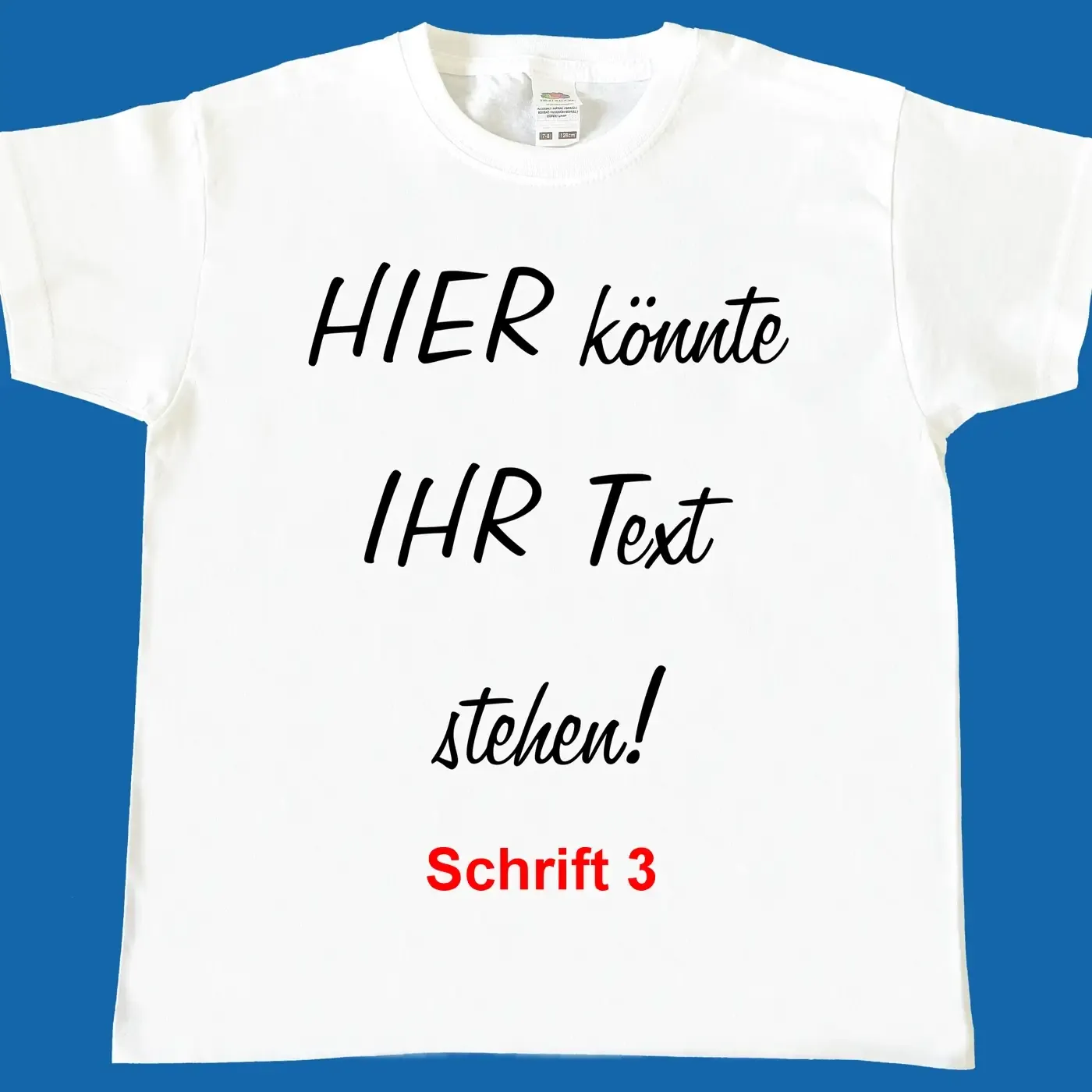 Kinder T-Shirt mit freiem Druck - personalisiert
