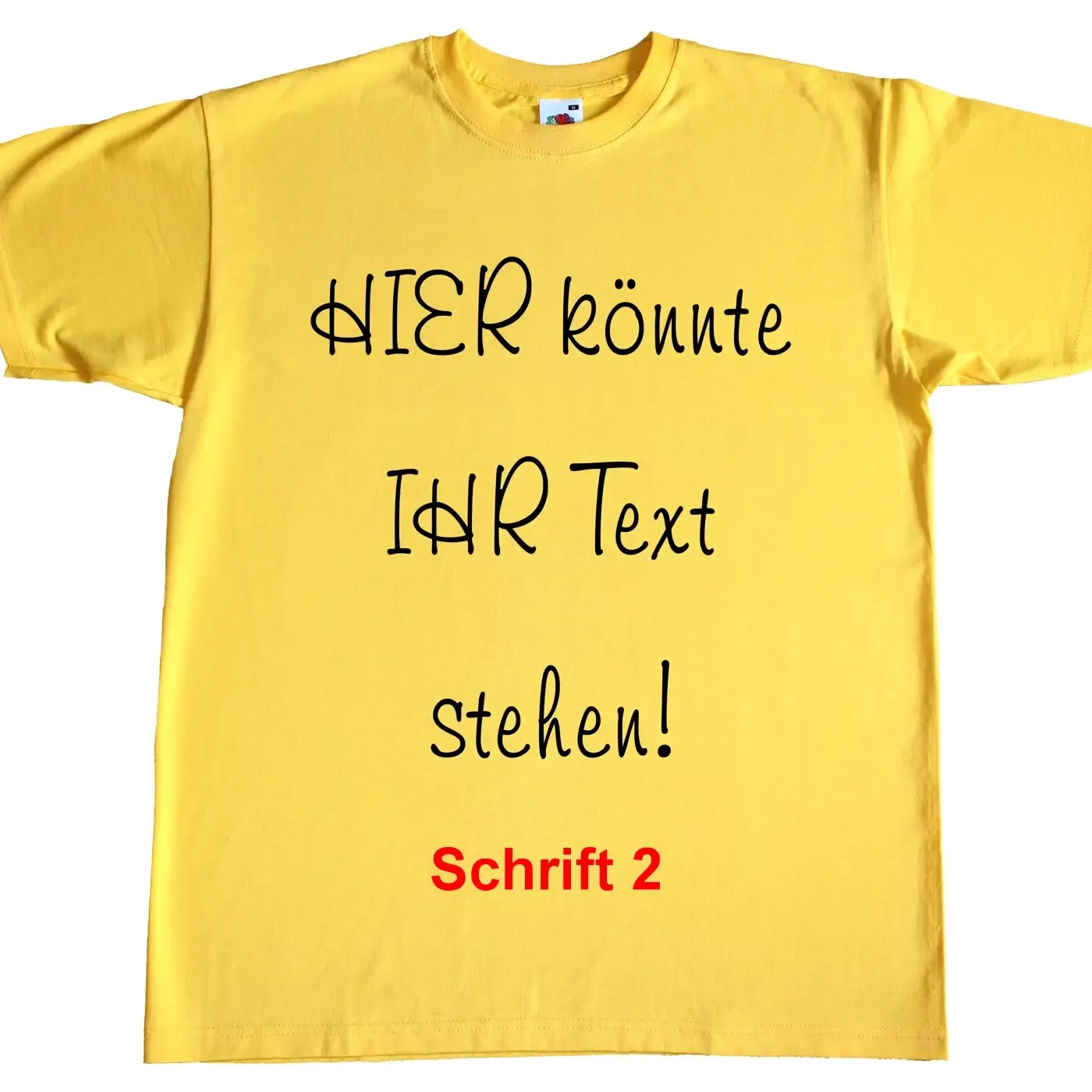 Personalisiertes Kinder T-Shirt mit Wunschtext