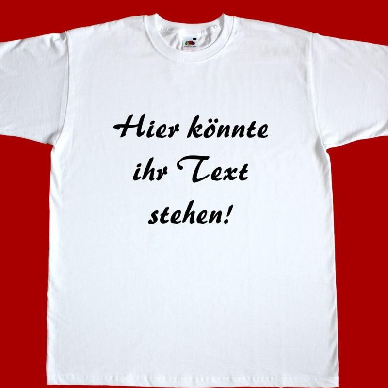 Herren T-Shirt mit Wunschtext