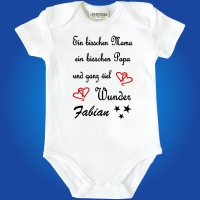 Baby-Body - Ein bisschen Mama Ein bisschen Papa MIT Wunschname