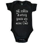 Baby-Body - Süß, schlau & witzig - Tante Onkel Oma Opa Mama Papa