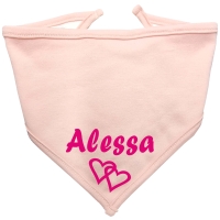 Baby-Halstuch mit Wunschname und Grafik