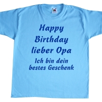 Kinder T-Shirt Happy Birthday - Geburtstag