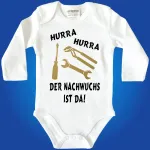 Baby-Body mit Aufdruck Nachwuchs-Handwerker
