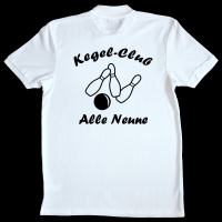 Poloshirt - Polohemd - Kegelverein - Bowling