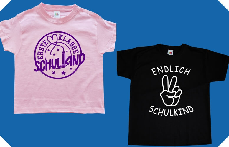 Kinder T-Shirt Einschulung