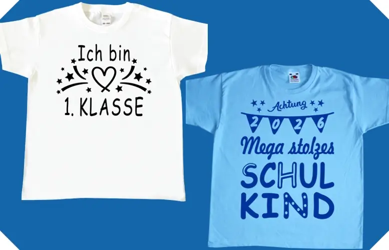 Kinder T-Shirt Einschulung