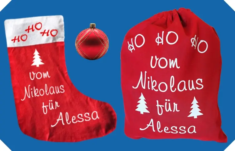 Nikolausstiefel - Nikolaussack